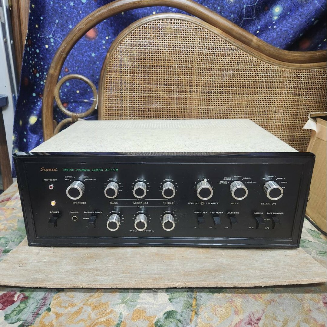 動作品】SANSUI プリメインアンプAU-777D 動作確認|家電、AV 動作品】SANSUI プリメインアンプAU-777D 動作確認|家電、AV