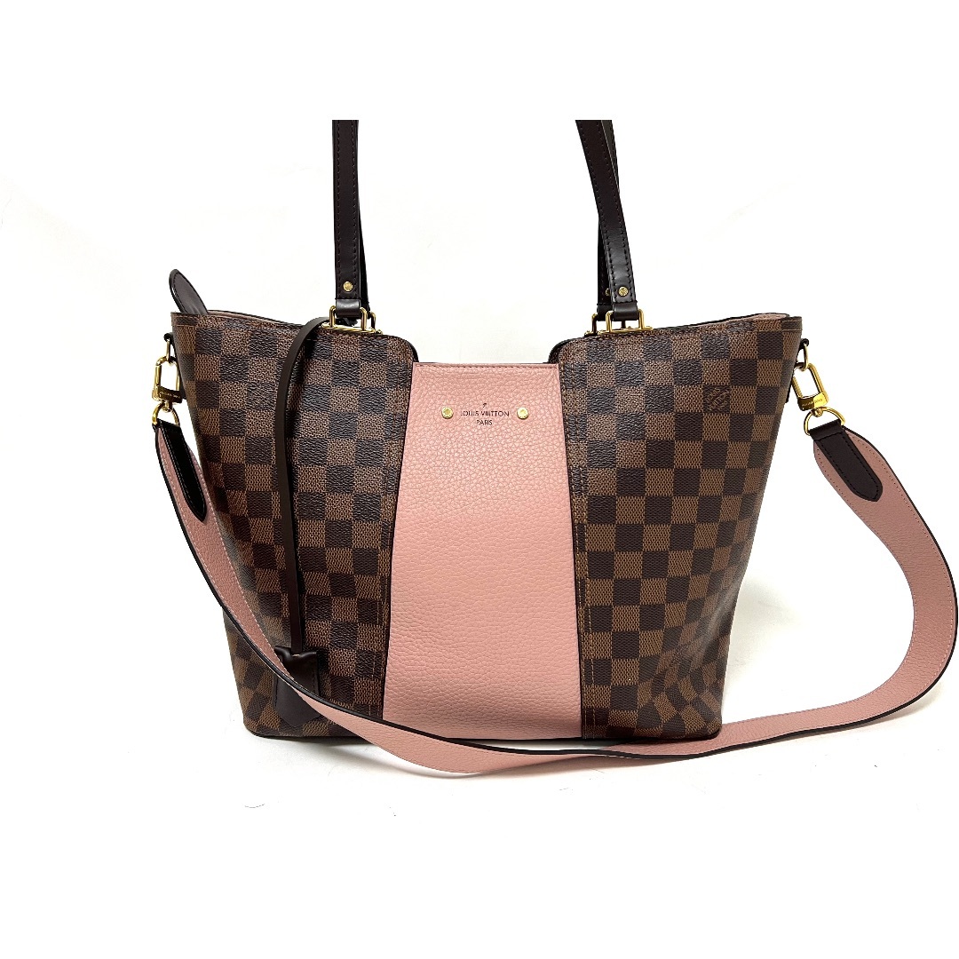LOUIS VUITTON - LOUIS VUITTON ルイヴィトン ダミエ JERSEY ジャージー 2WAYバッグ トートバッグ ショルダーバッグ マグノリア N44041 美品