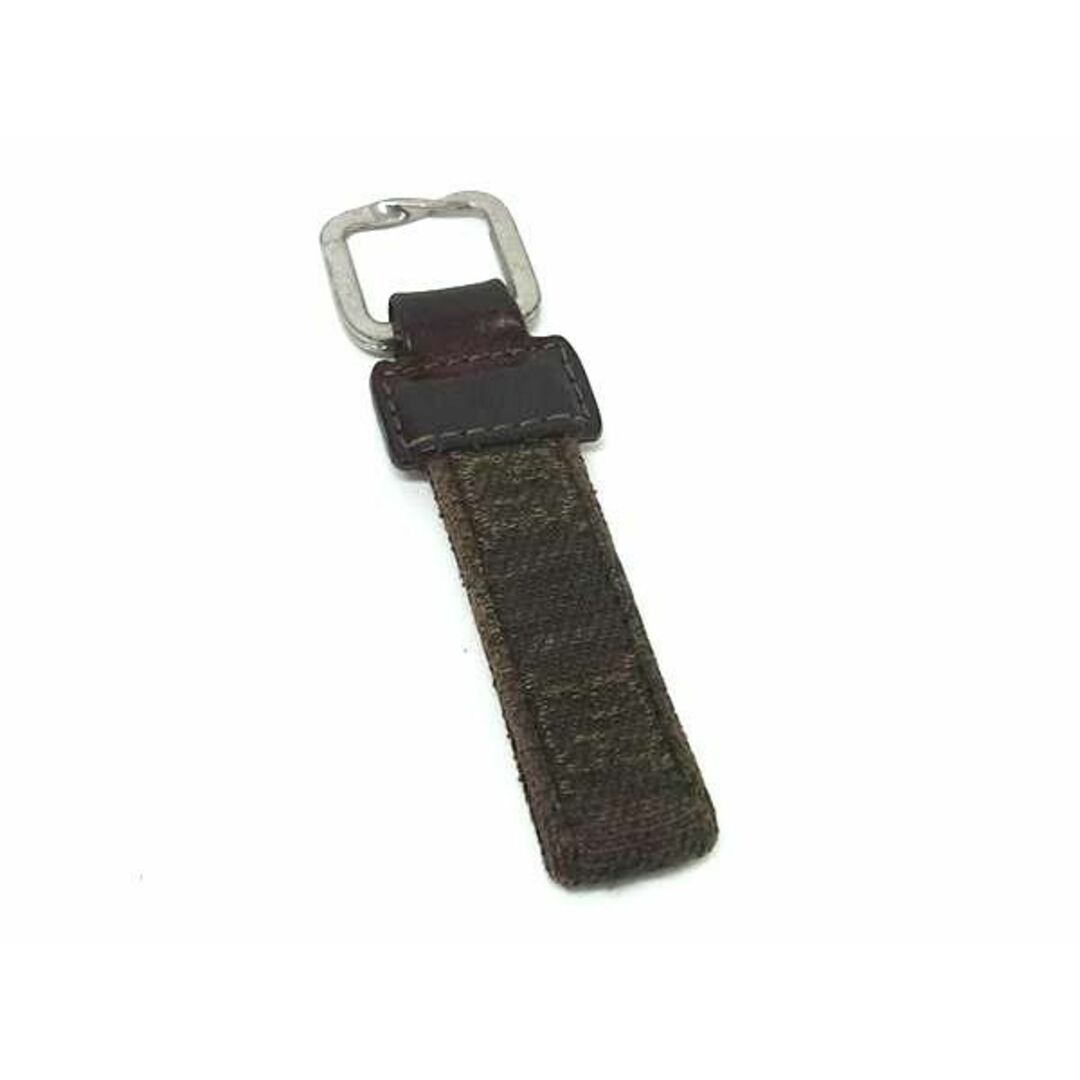 GUCCI - GUCCI グッチ 074836 GGキャンバス×レザー キーホルダー GUCCI - GUCCI グッチ 074836 GGキャンバス×レザー キーホルダー