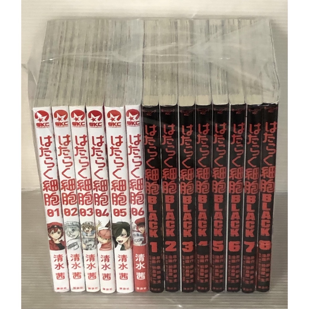 R306p】 はたらく細胞 6巻全巻セット BLACK8巻全巻セット の通販 R306p】 はたらく細胞 6巻全巻セット BLACK8巻全巻セット の通販