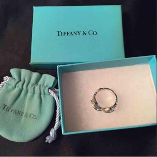 ティファニー(Tiffany & Co.)のTIFFANY（ティファニー）Wラヴィングハートリング 9.5号 美品(リング(指輪))