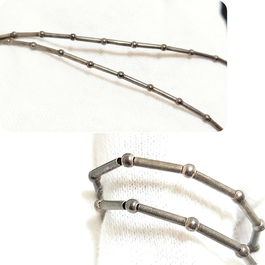 6118 SILVER925 カレン族ヴィンテージ渦巻ネックレス カレン