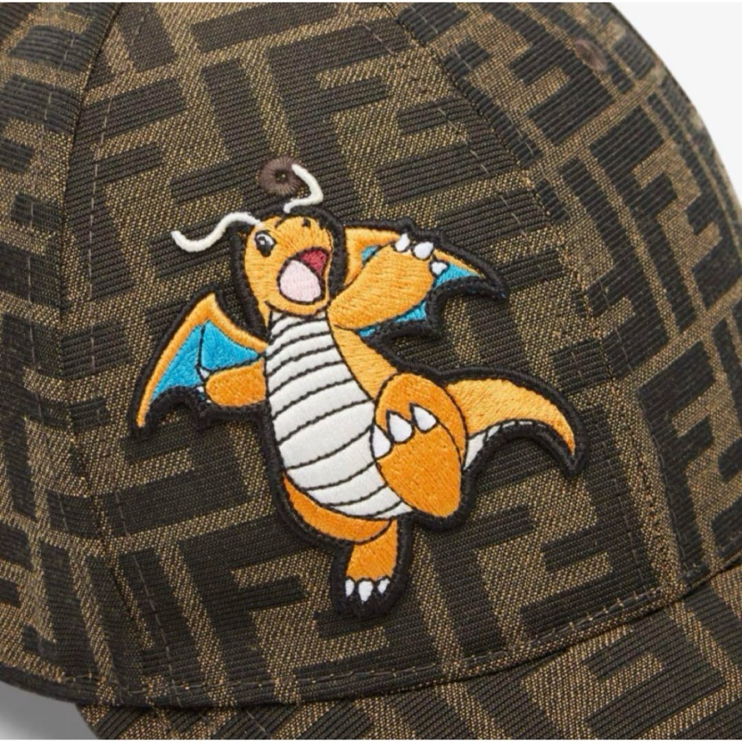 【35%OFF】 コラボ ポケモン フェンディ FENDI - FENDI カイリュー shop|フェンディならラクマ モミジ's by ズッカ柄の通販 帽子 キャップ 帽子