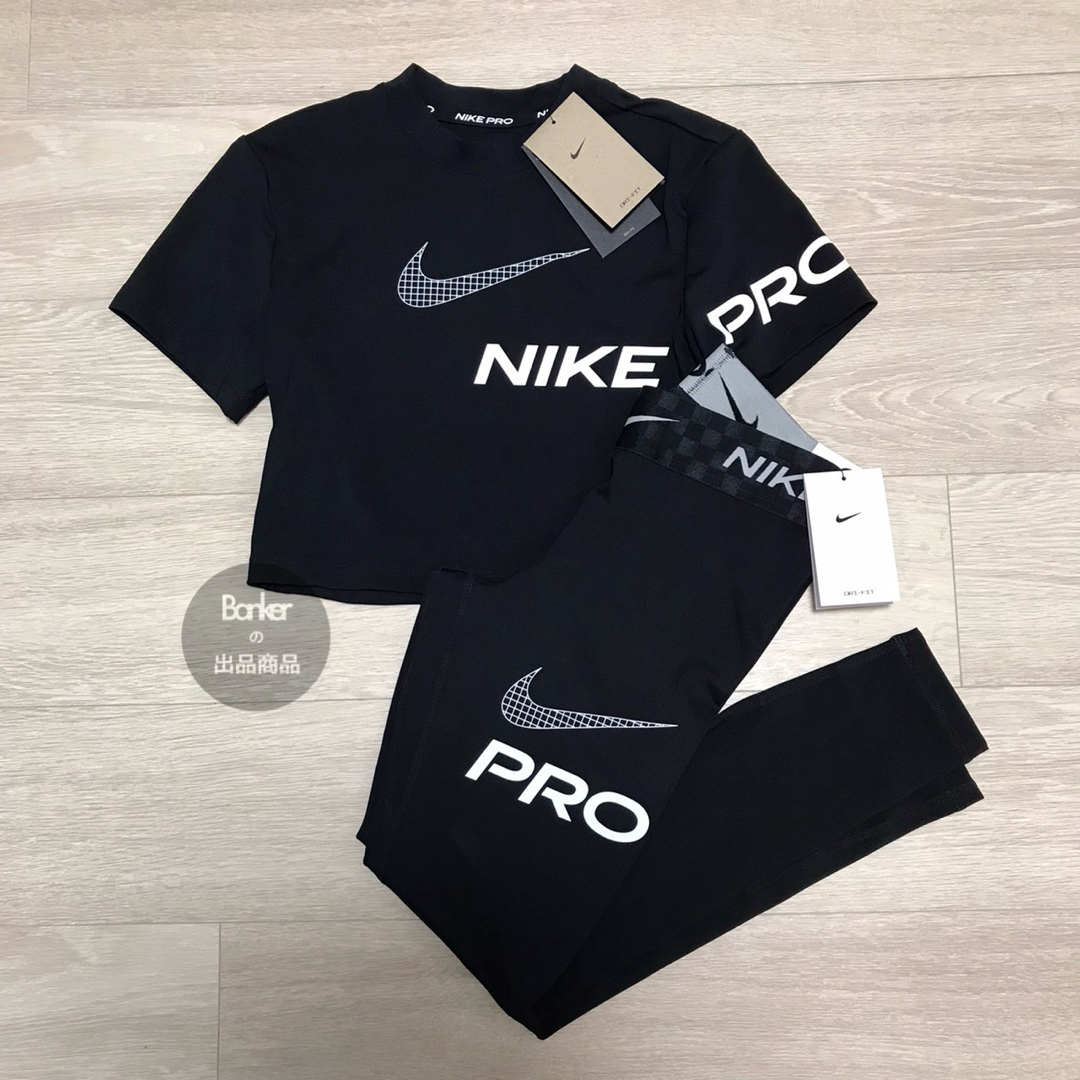 NIKE - 黒 L《2点セット》NIKE ナイキプロ Tシャツ タイツ NIKE - 黒 L《2点セット》NIKE ナイキプロ Tシャツ タイツ