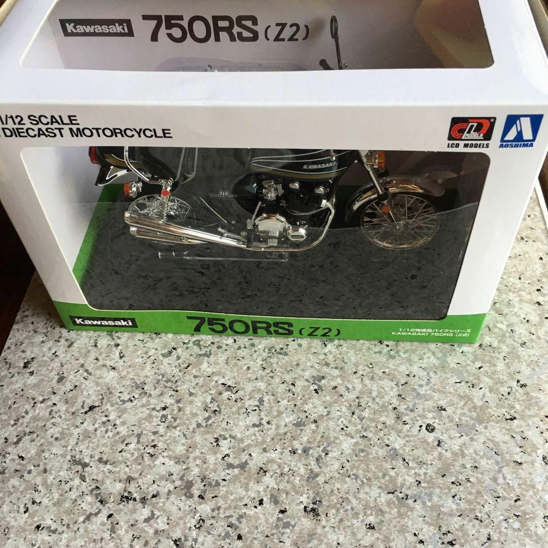 1/12 Z2 KAWASAKI 750RS 川崎 カワサキ 玉虫ブルー バイクの通販 1/12 Z2 KAWASAKI 750RS 川崎 カワサキ 玉虫ブルー バイクの通販