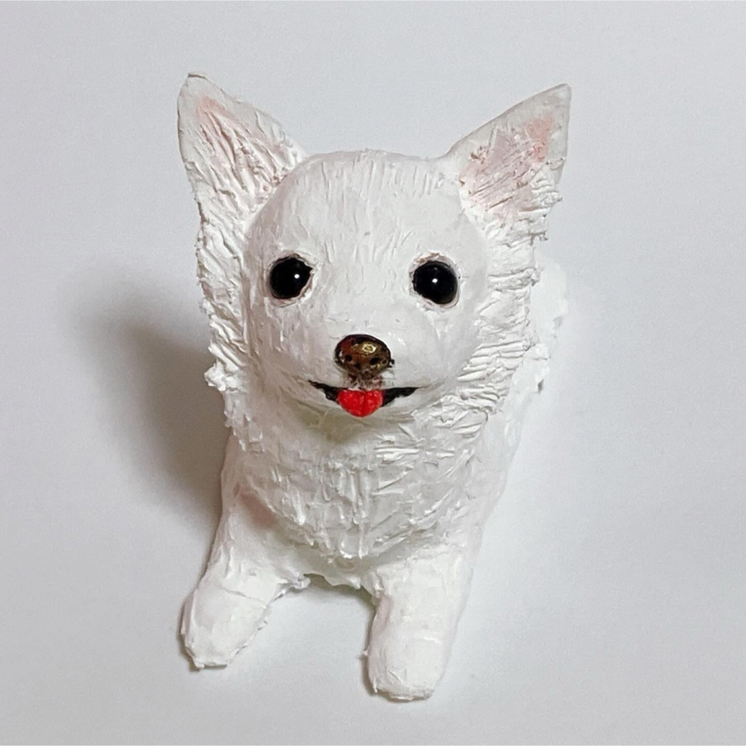 チワワ (置物 犬雑貨 粘土細工) あったかい チワワ (置物 犬雑貨 粘土細工) あったかい