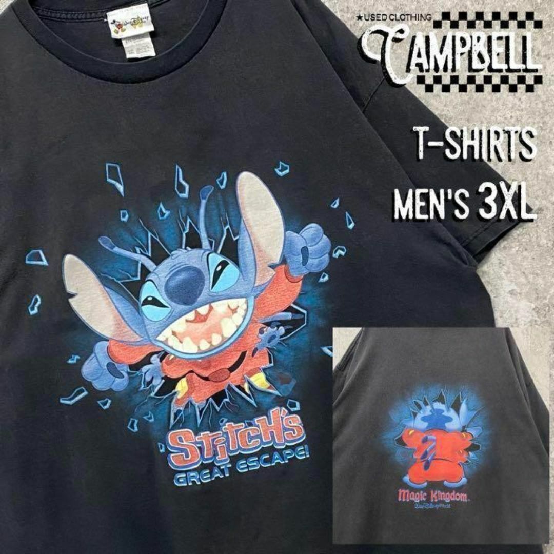 入手困難3XL☆メキシコ製】ディズニー リロ&スティッチ 両面 入手困難3XL☆メキシコ製】ディズニー リロ&スティッチ 両面