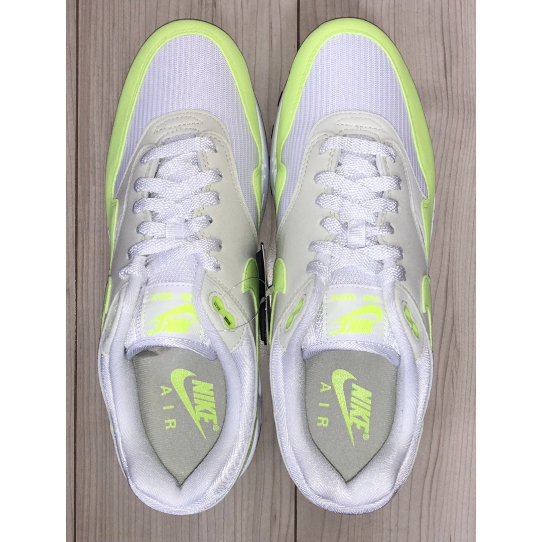 当社の NIKE 黄 ホワイト イエロー 蛍光 1 MAX AIR W NIKE 新品 28cm - 靴