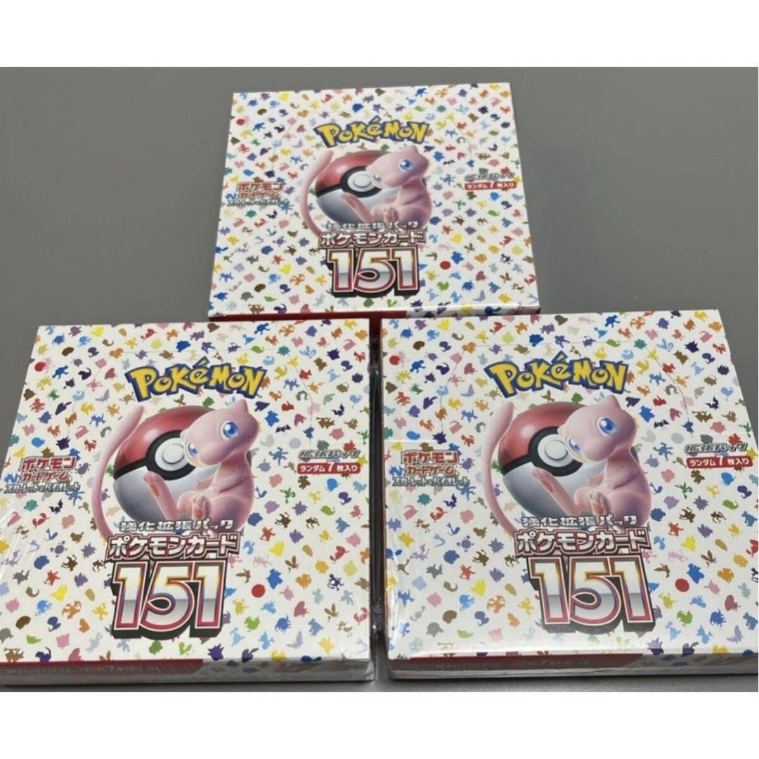 ポケカ 151 3BOX ポケカ 151 3BOX