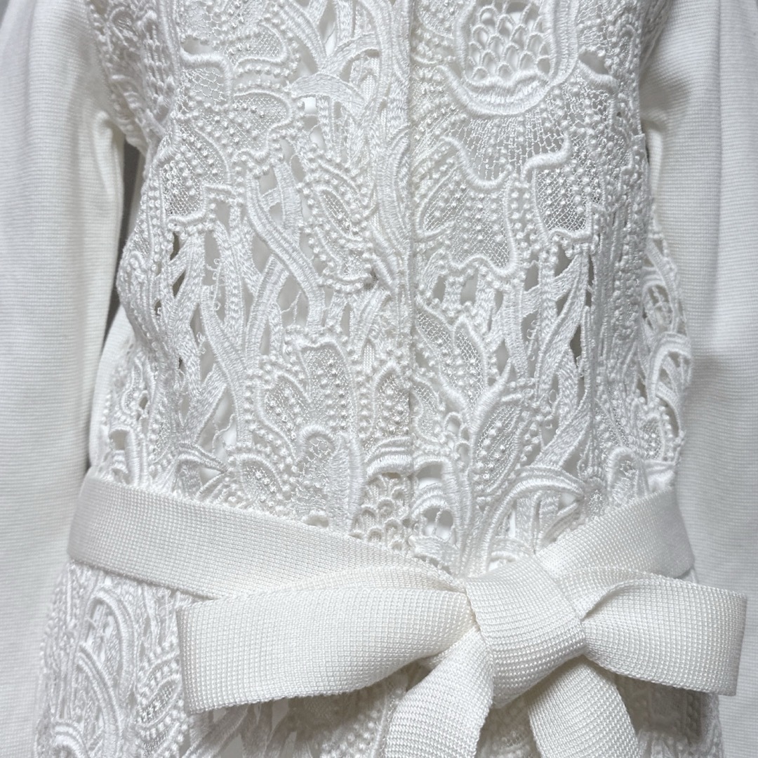 Christian Dior - Christian Dior 美品 刺繍レース ロング Christian Dior - Christian Dior 美品 刺繍レース ロング