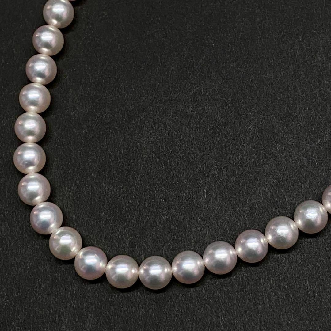 あこや真珠ネックレス 7.0-7.5mm 鑑別書付き ピンク系 アコヤ あこや真珠ネックレス 7.0-7.5mm 鑑別書付き ピンク系 アコヤ