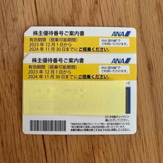 エーエヌエー(ゼンニッポンクウユ)(ANA(全日本空輸))のANA 株主優待券 2枚(その他)