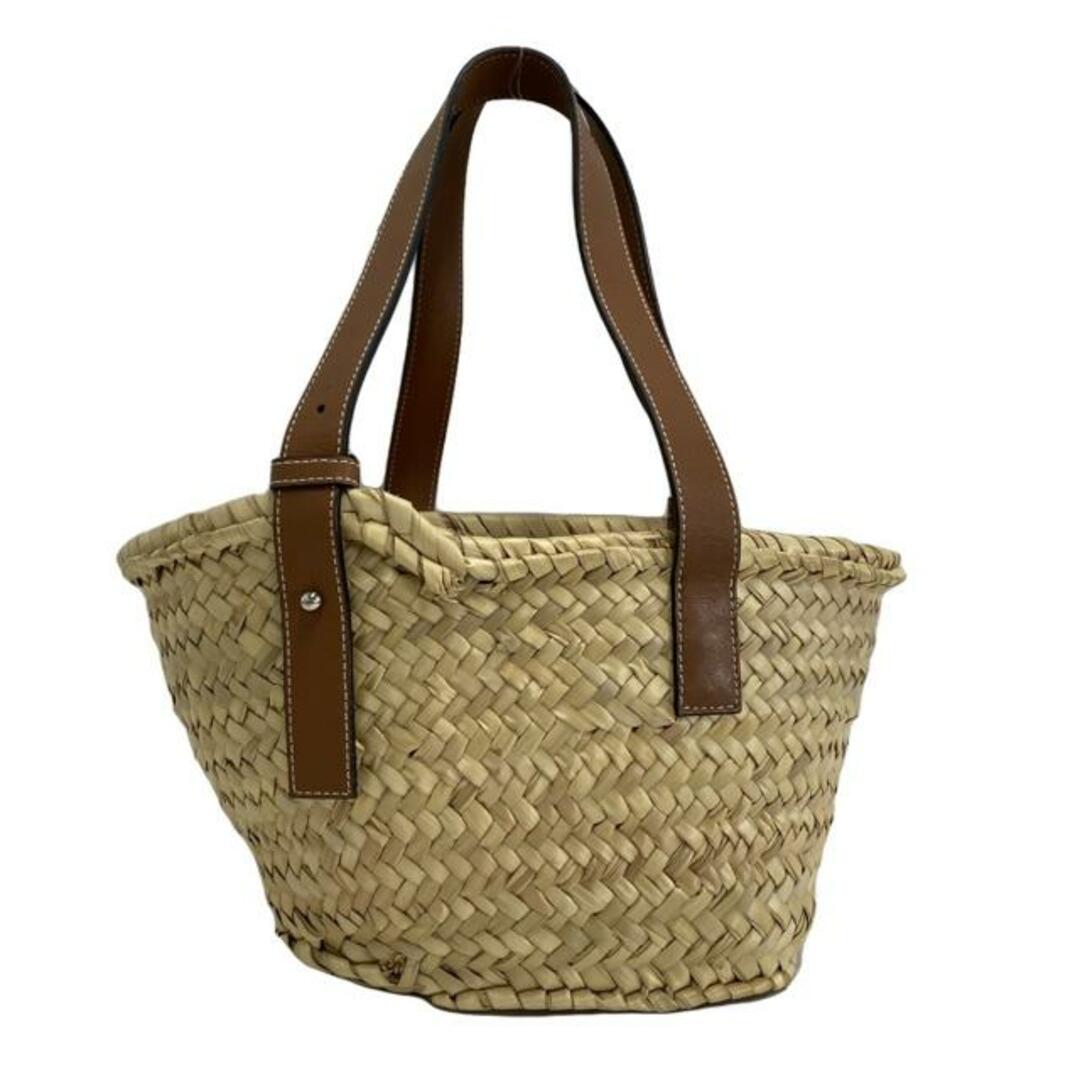LOEWE(ロエベ) トートバッグ バスケット ベージュ×ブラウン かご LOEWE(ロエベ) トートバッグ バスケット ベージュ×ブラウン かご