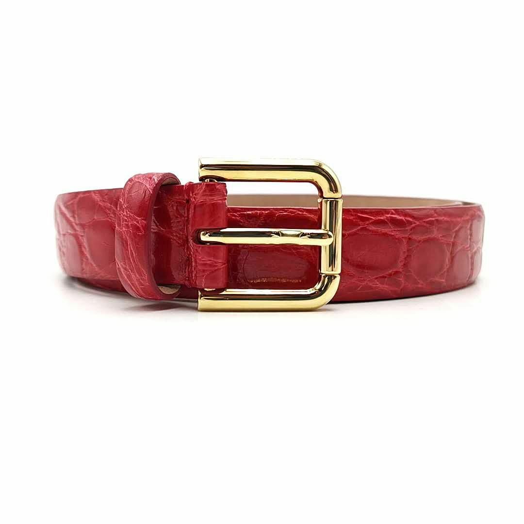 超美品 ドルチェ&ガッバーナ ベルト レザー 伊製 03-24071605 超美品 ドルチェ&ガッバーナ ベルト レザー 伊製 03-24071605