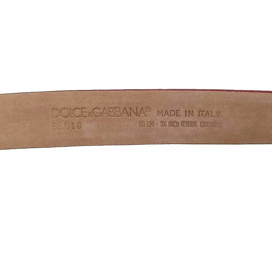 超美品 ドルチェ&ガッバーナ ベルト レザー 伊製 03-24071605 超美品 ドルチェ&ガッバーナ ベルト レザー 伊製 03-24071605
