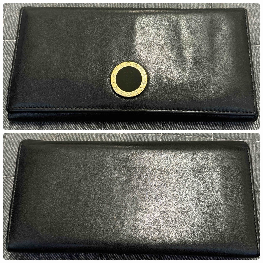 BVLGARI ブルガリマン 長財布 二つ折り サークルロゴ ブラック 小物 BVLGARI ブルガリマン 長財布 二つ折り サークルロゴ ブラック 小物
