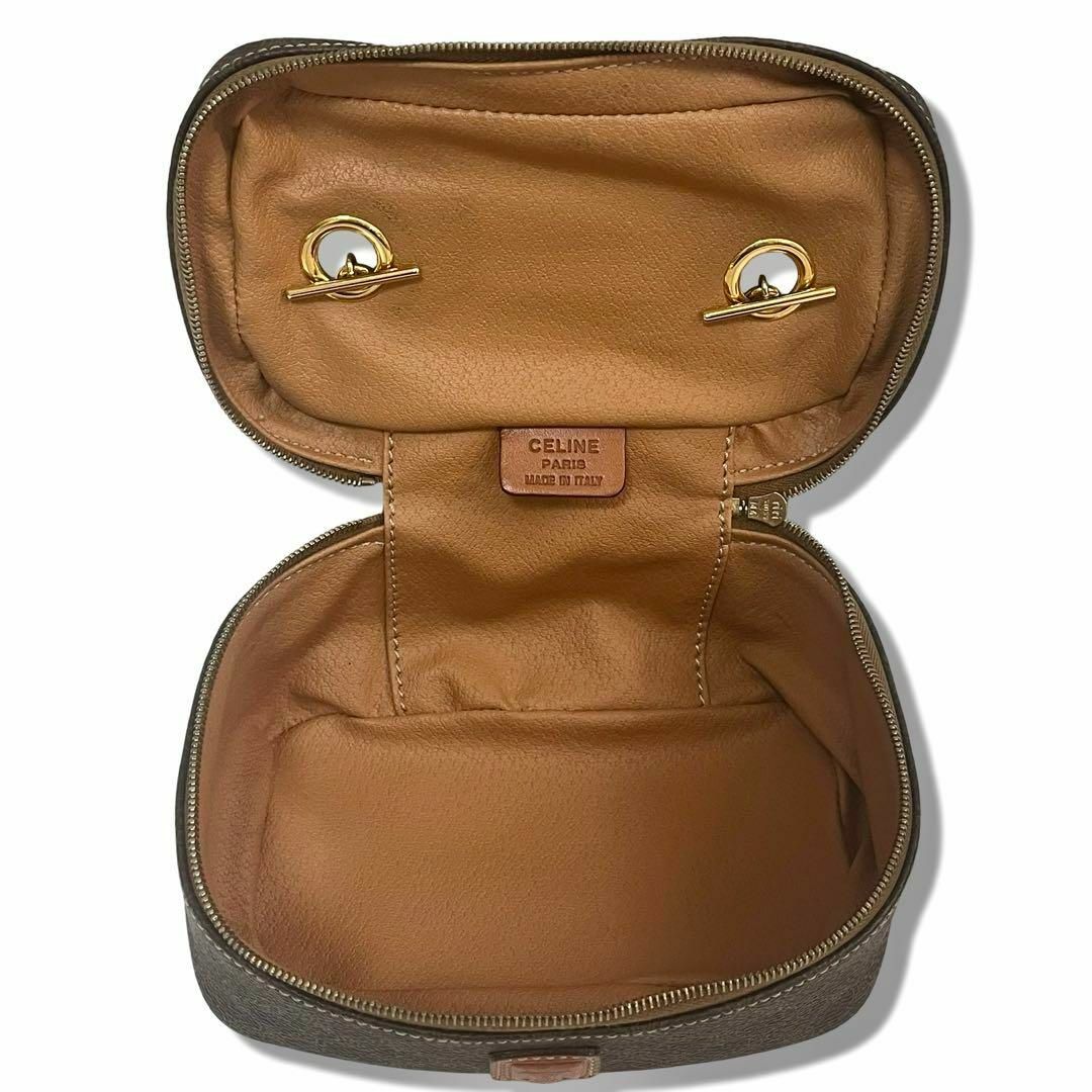希少 CELINE セリーヌ マカダム バニティバック ハンドバッグ 希少 CELINE セリーヌ マカダム バニティバック ハンドバッグ