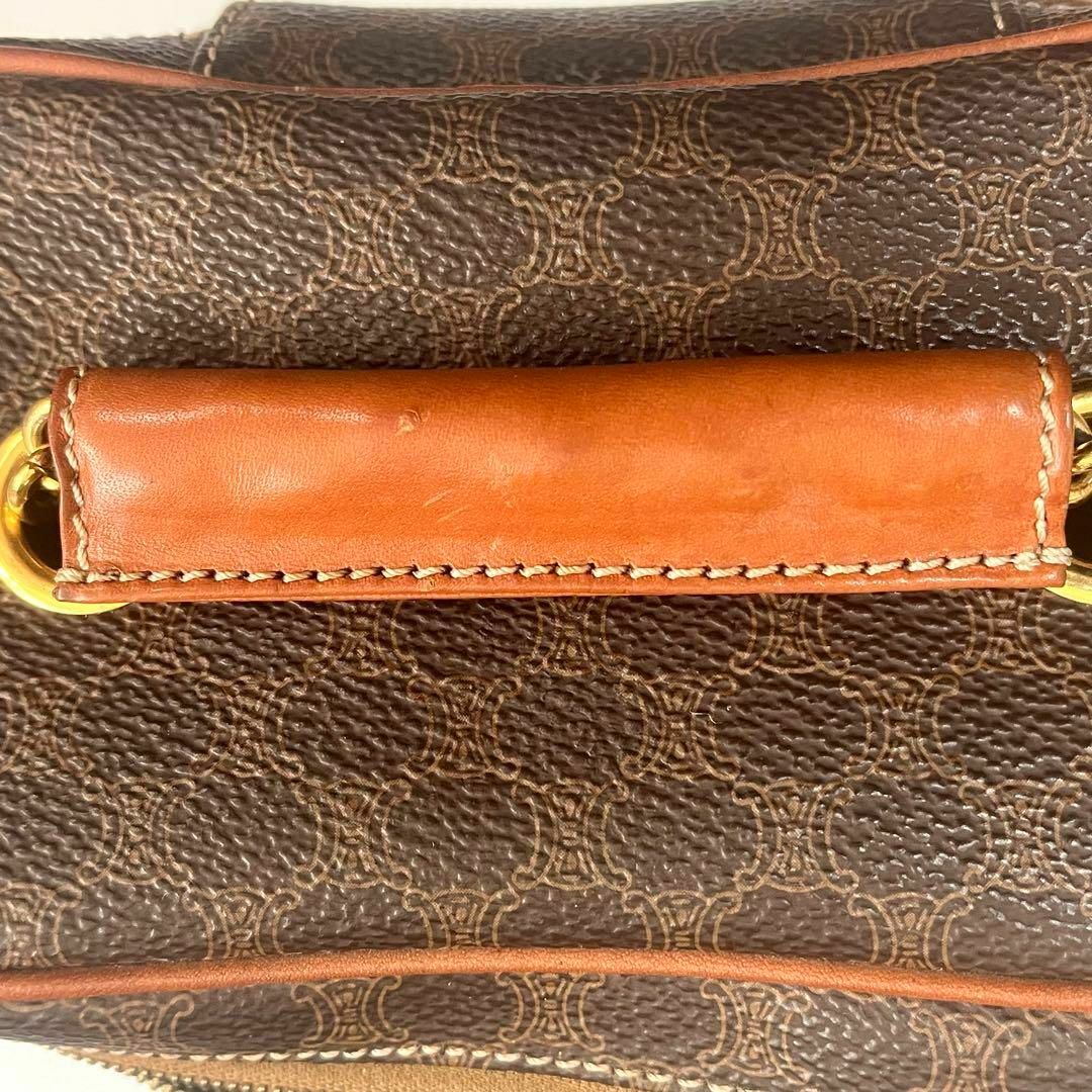 希少 CELINE セリーヌ マカダム バニティバック ハンドバッグ 希少 CELINE セリーヌ マカダム バニティバック ハンドバッグ