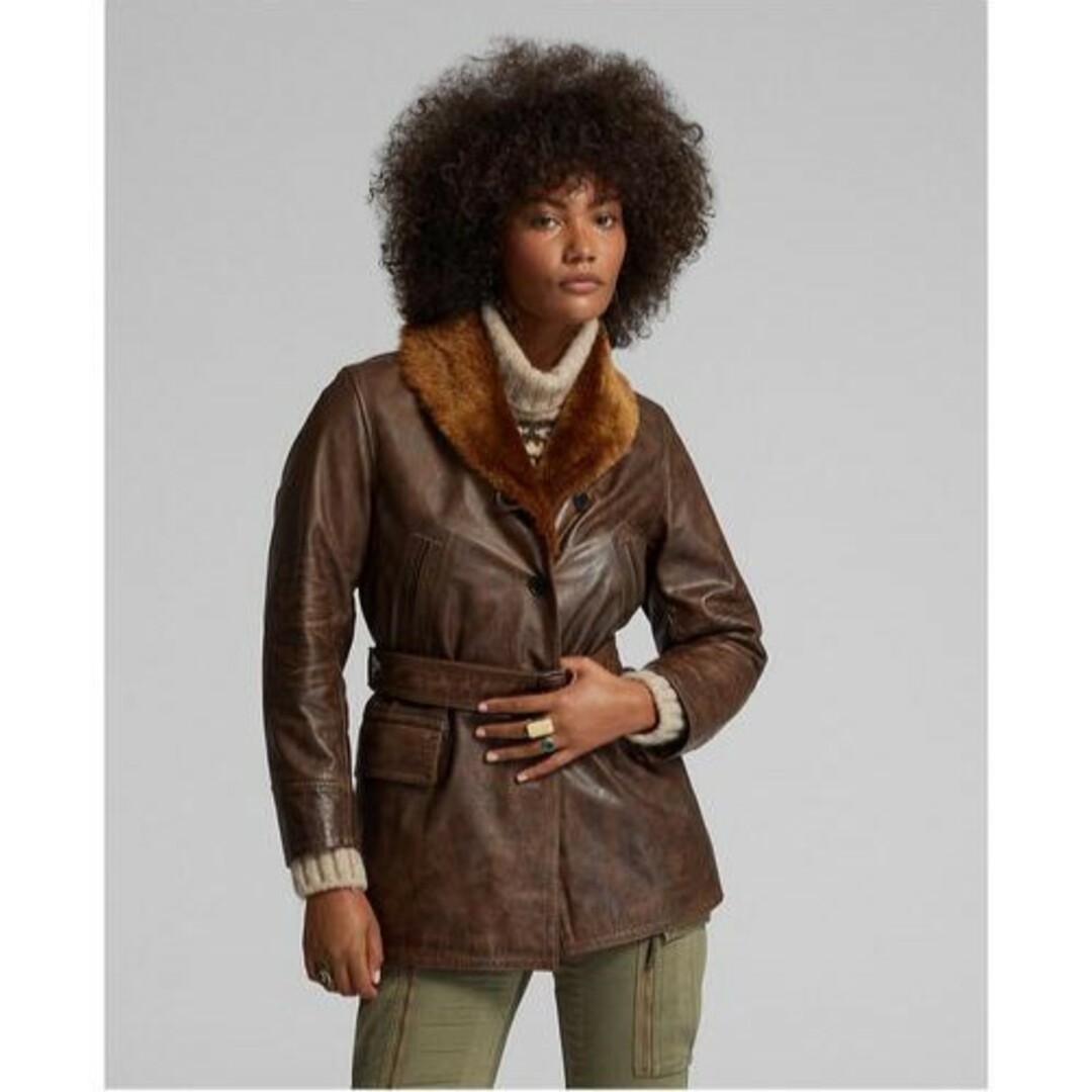 RRL - RRL ダブルアールエル シアリングカラー レザージャケット 282917081001 2 ダークブラウン 革ジャン Double RL レディース ベルテッド 定価349,800円 アウター【中古】【RRL】の通販 by USED SELECT SHOP LOOP ラクマ店|ダブルアールエルならラクマ RRL - RRL ダブルアールエル シアリングカラー レザージャケット 282917081001 2 ダークブラウン 革ジャン Double RL レディース ベルテッド 定価349,800円 アウター【中古】【RRL】の通販 by USED SELECT SHOP LOOP ラクマ店|ダブルアールエルならラクマ