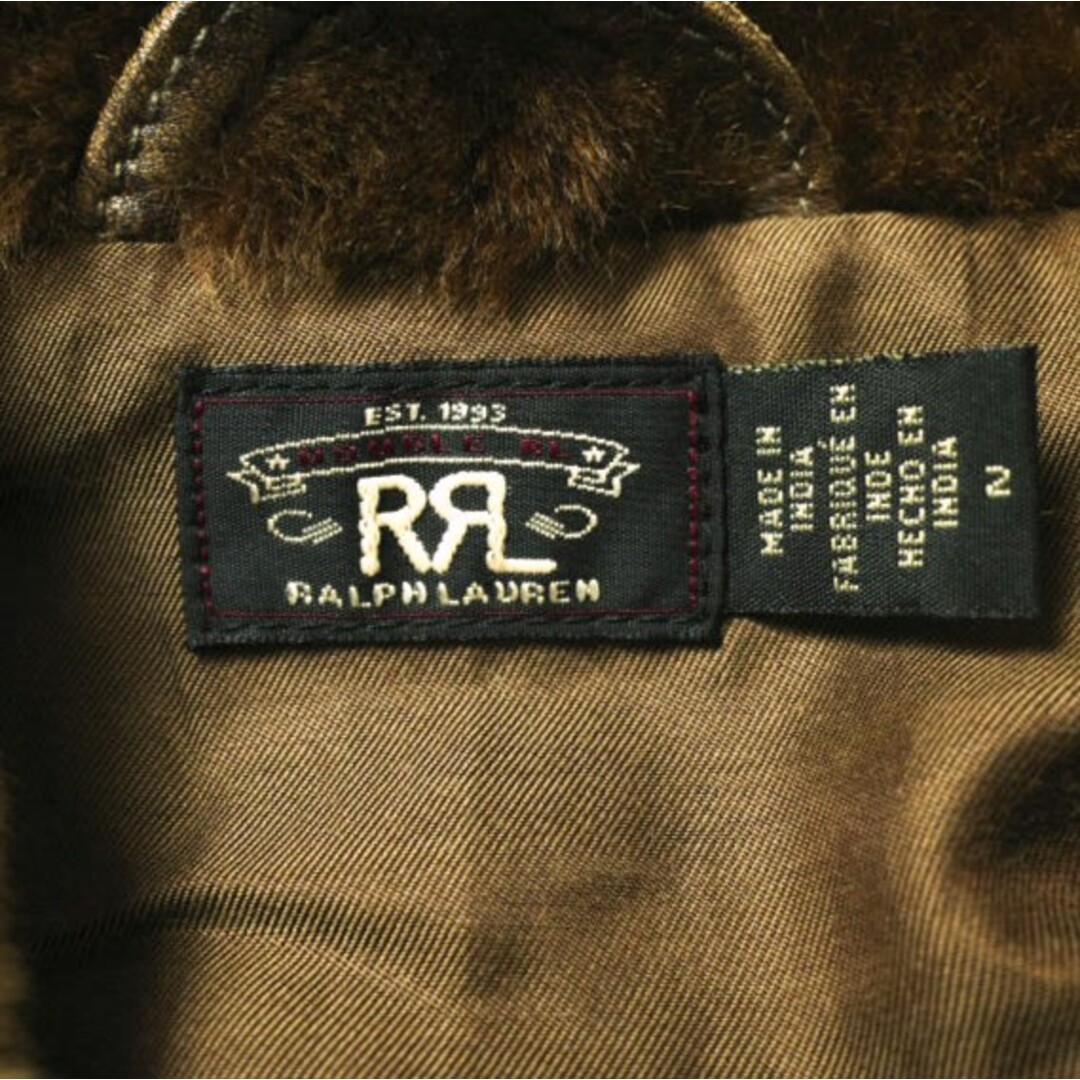 RRL - RRL ダブルアールエル シアリングカラー レザージャケット RRL - RRL ダブルアールエル シアリングカラー レザージャケット