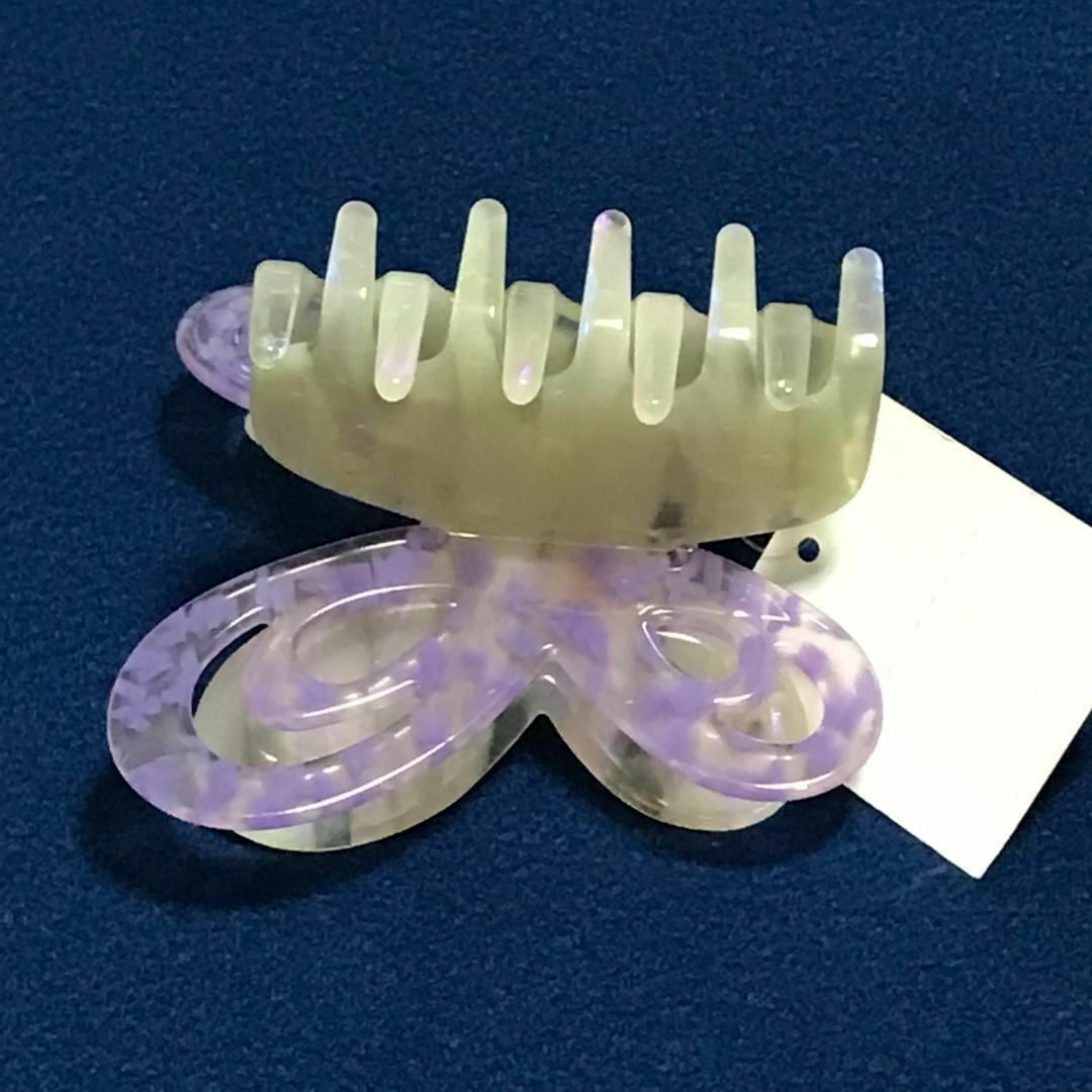 POTETE バタフライ 紫 伊勢丹限定 ハートクリップ ヘア POTETE バタフライ 紫 伊勢丹限定 ハートクリップ ヘア