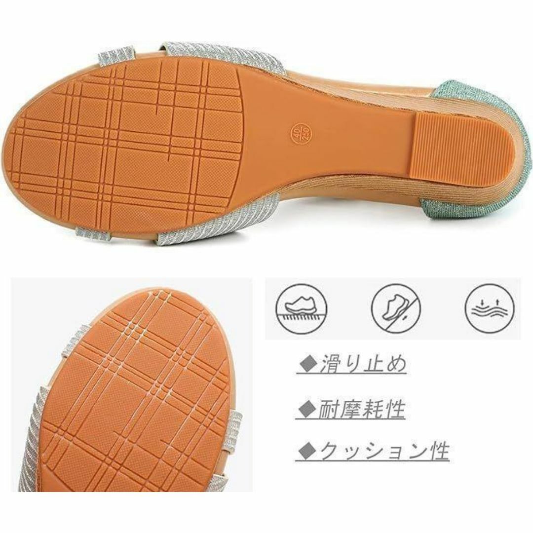 レディース サンダル 大きめ 25cm オフィスサンダル ナースサンダル レディースの靴/シューズ(ハイヒール/パンプス)の商品写真