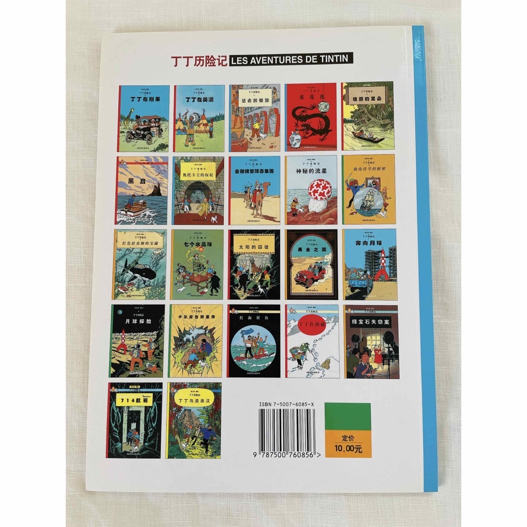 TINTIN タンタンの冒険 日本語版・中国語版 2冊セット 青い蓮の TINTIN タンタンの冒険 日本語版・中国語版 2冊セット 青い蓮の