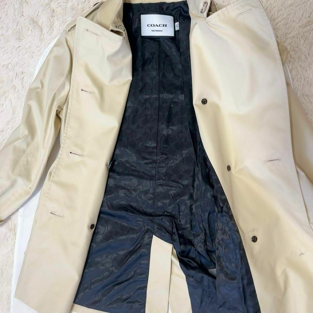 23年モデル 美品 衣装カバー付 COACH コーチ ショートトレンチコート 23年モデル 美品 衣装カバー付 COACH コーチ ショートトレンチコート