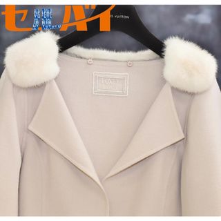 ⭐️ホワイトミンクポンチョフリーサイズ超美品 ⭐️ホワイトミンクポンチョフリーサイズ超美品