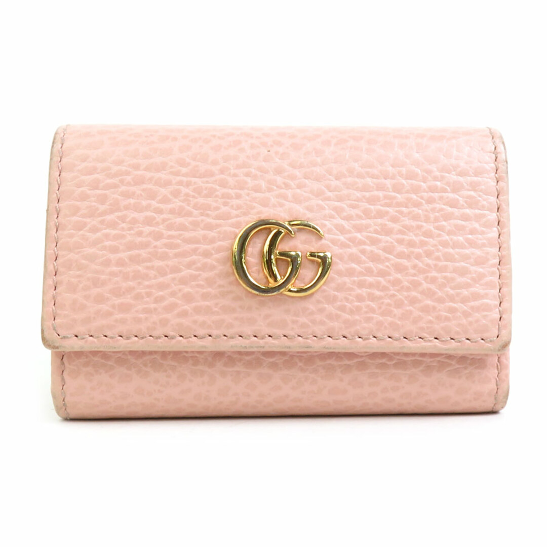 グッチ GUCCI キーケース GGマーモント レザー ピンク グッチ GUCCI キーケース GGマーモント レザー ピンク