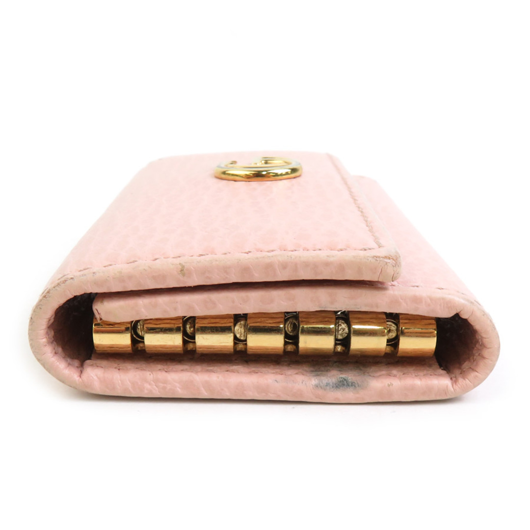 グッチ GUCCI キーケース GGマーモント レザー ピンク グッチ GUCCI キーケース GGマーモント レザー ピンク
