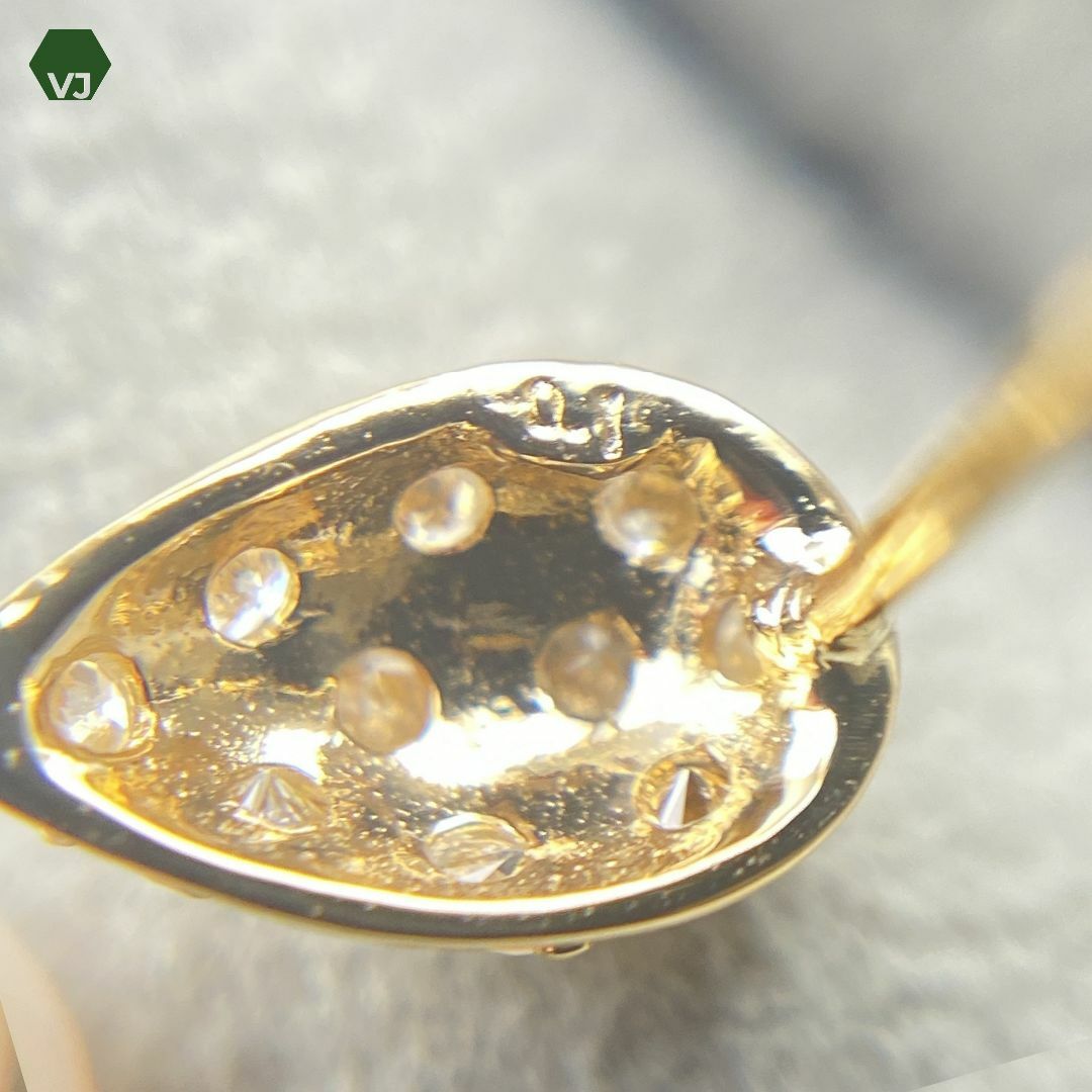 27-23】パール ダイヤモンド ピアス D0.2ct アクセサリー 27-23】パール ダイヤモンド ピアス D0.2ct アクセサリー