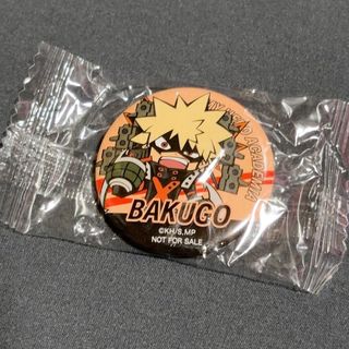 シュウエイシャ(集英社)のくら寿司コラボ　ヒロアカ　爆豪勝己　かっちゃん　缶バッチ(キャラクターグッズ)