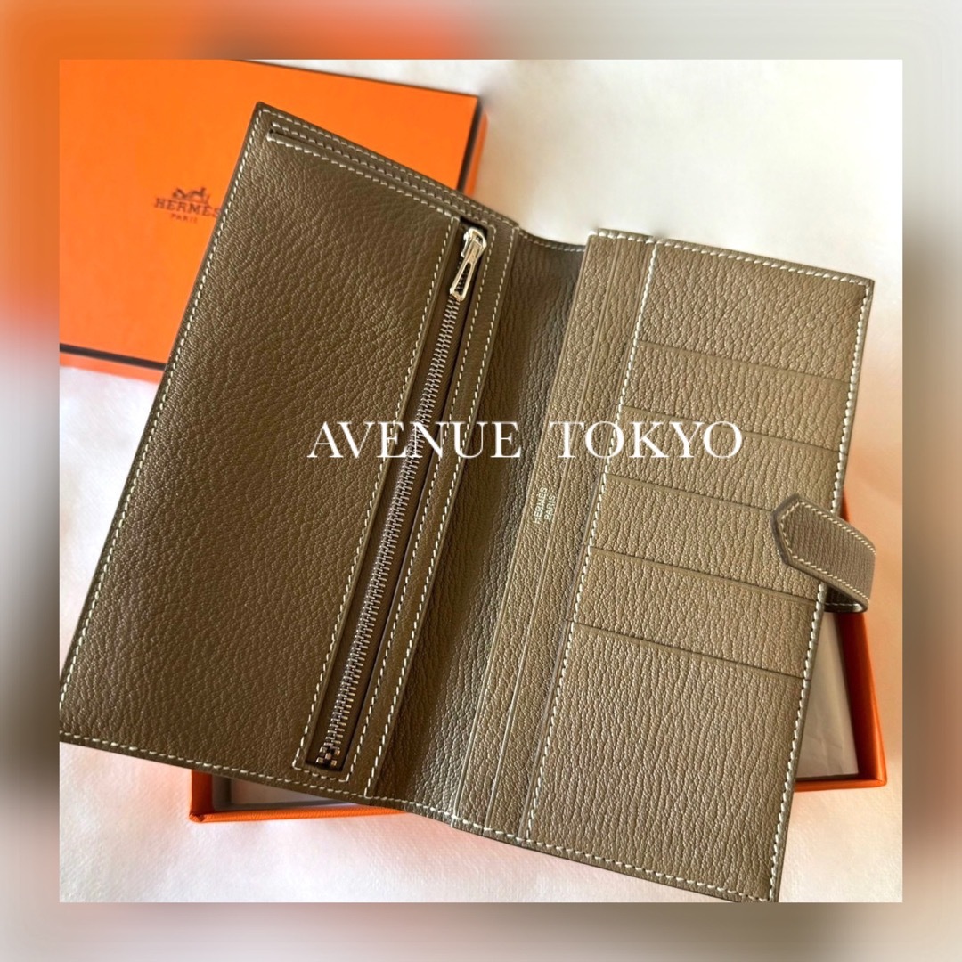 HERMES - 最短当日発送・新品ベアンスフレ・エトゥープ×シルバー HERMES - 最短当日発送・新品ベアンスフレ・エトゥープ×シルバー