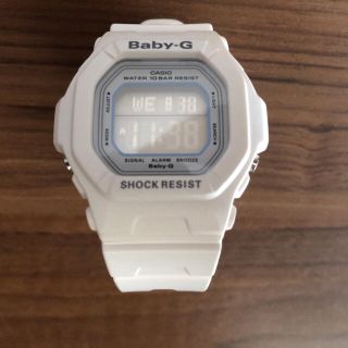 ベビージー(Baby-G)のG-SHOCK babyG 腕時計 白ホワイトレディース(腕時計)