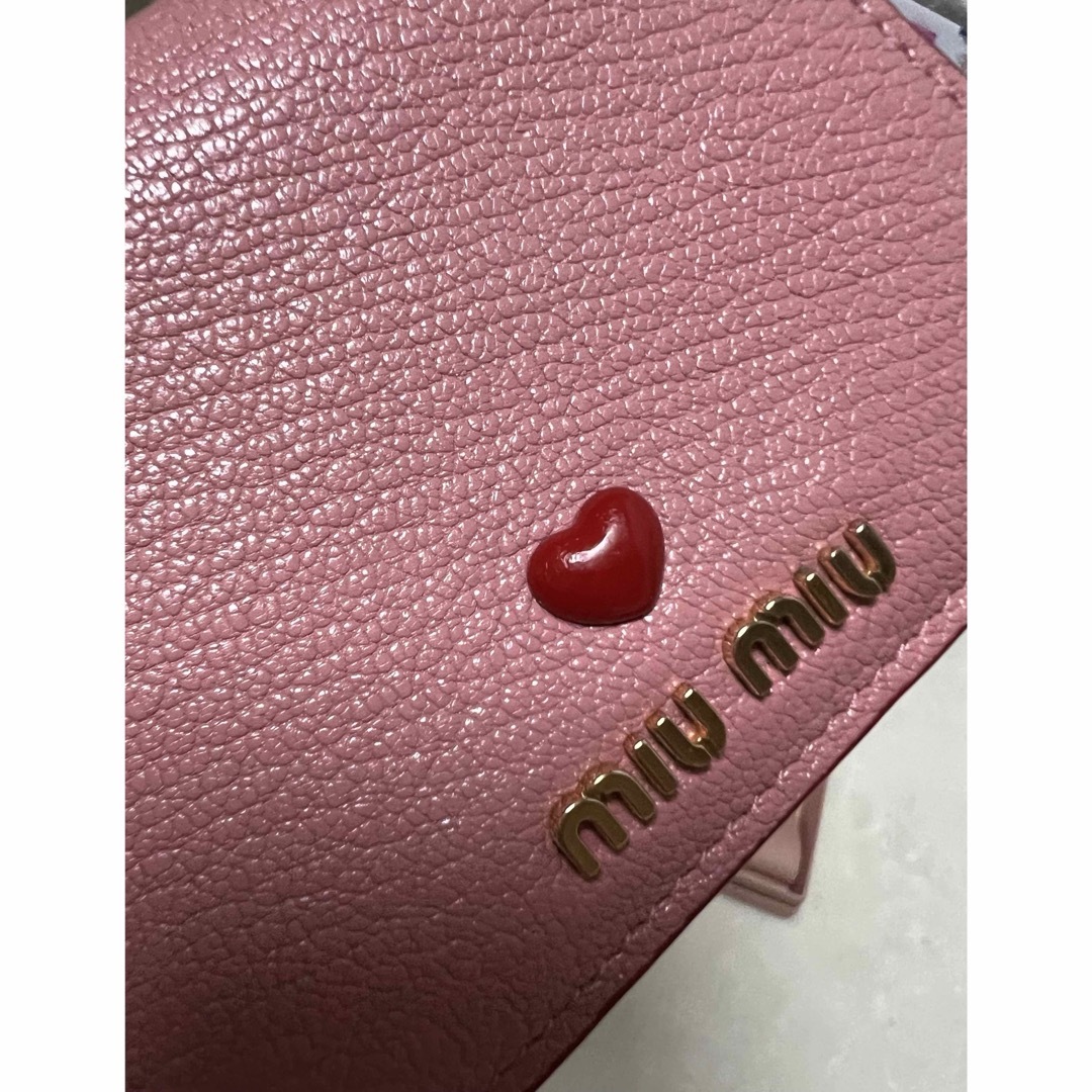 MIU MIU - MIUMIU マドラスレザー財布 二つ折り ラブレターの MIU MIU - MIUMIU マドラスレザー財布 二つ折り ラブレターの