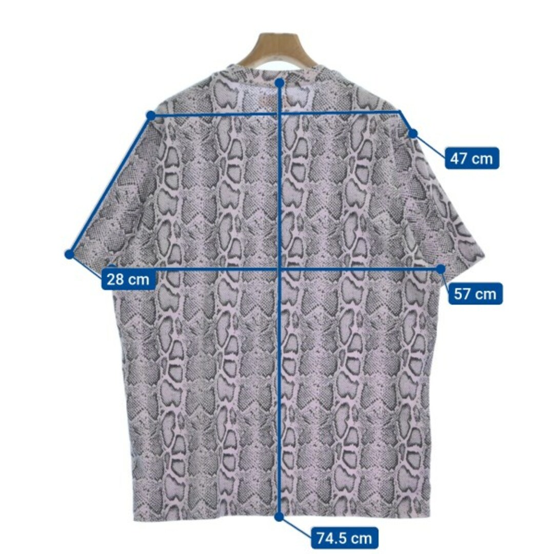 Supreme シュプリーム Tシャツ・カットソー L ピンクx黒(総柄 Supreme シュプリーム Tシャツ・カットソー L ピンクx黒(総柄
