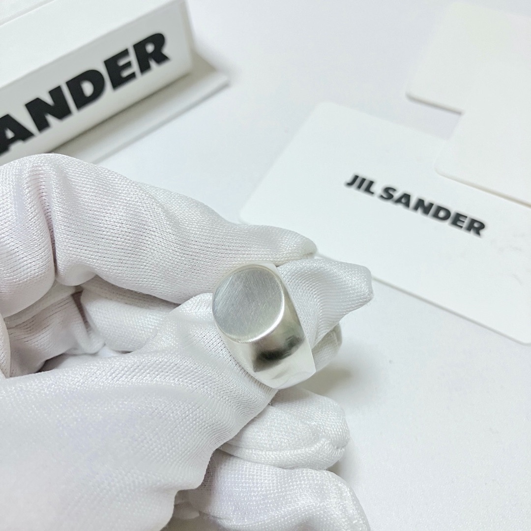 新品 S 23ss JIL SANDER シュバリエシルバーリング 6657
