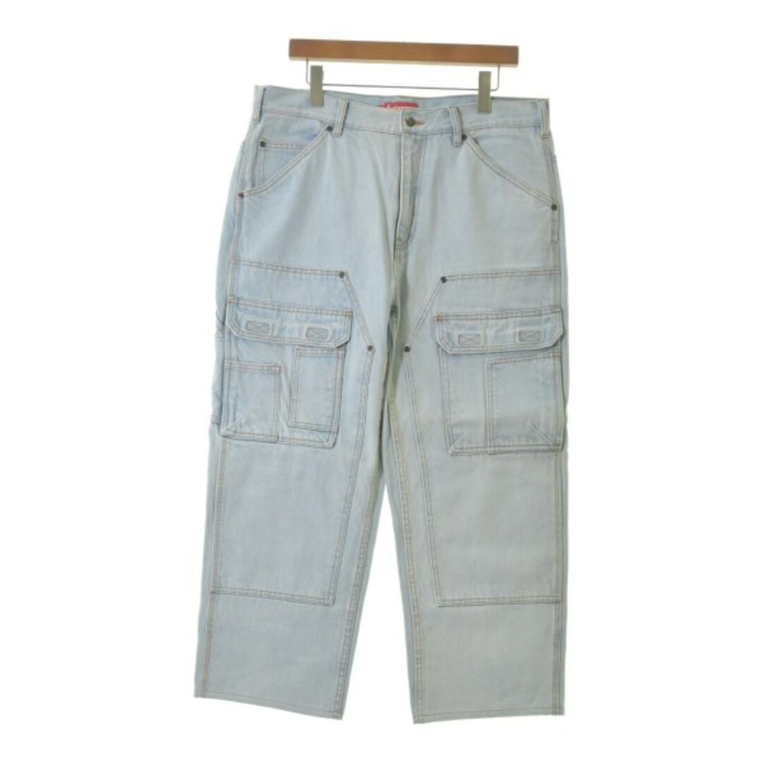 Supreme シュプリーム デニムパンツ 34(XL位) 青(デニム) 【古着】 Supreme シュプリーム デニムパンツ 34(XL位) 青(デニム) 【古着】