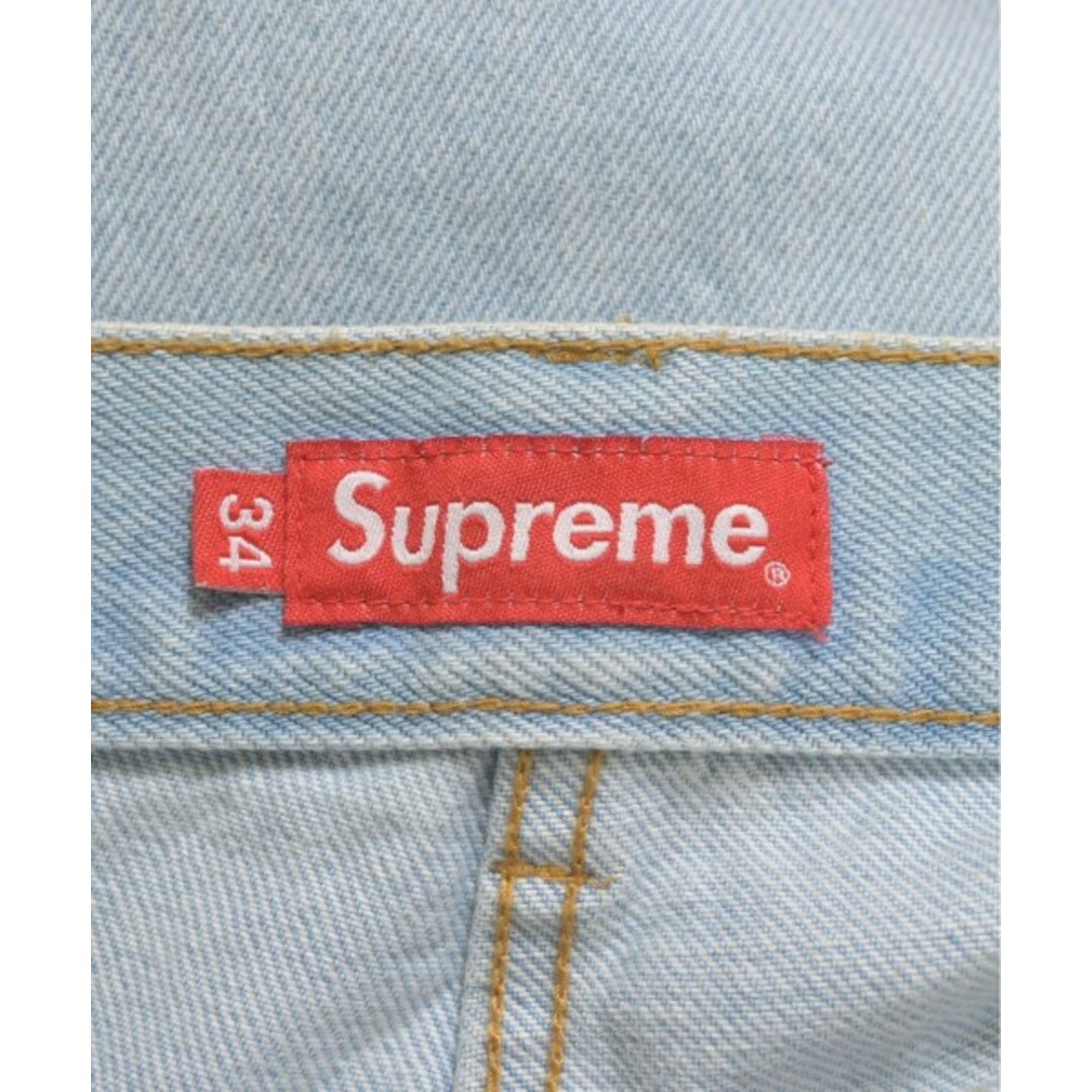 Supreme シュプリーム デニムパンツ 34(XL位) 青(デニム) 【古着】 Supreme シュプリーム デニムパンツ 34(XL位) 青(デニム) 【古着】