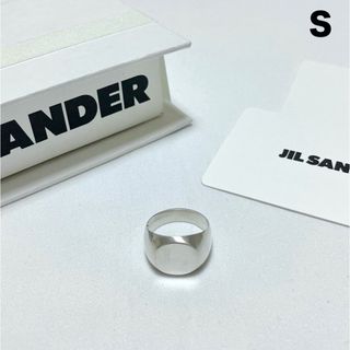 ジルサンダー(JIL SANDER)の新品 S 23aw JIL SANDER シュバリエシルバーリング 6657(リング(指輪))