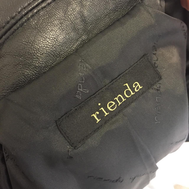 rienda(リエンダ)のrienda ライダース to様専用 レディースのジャケット/アウター(ライダースジャケット)の商品写真