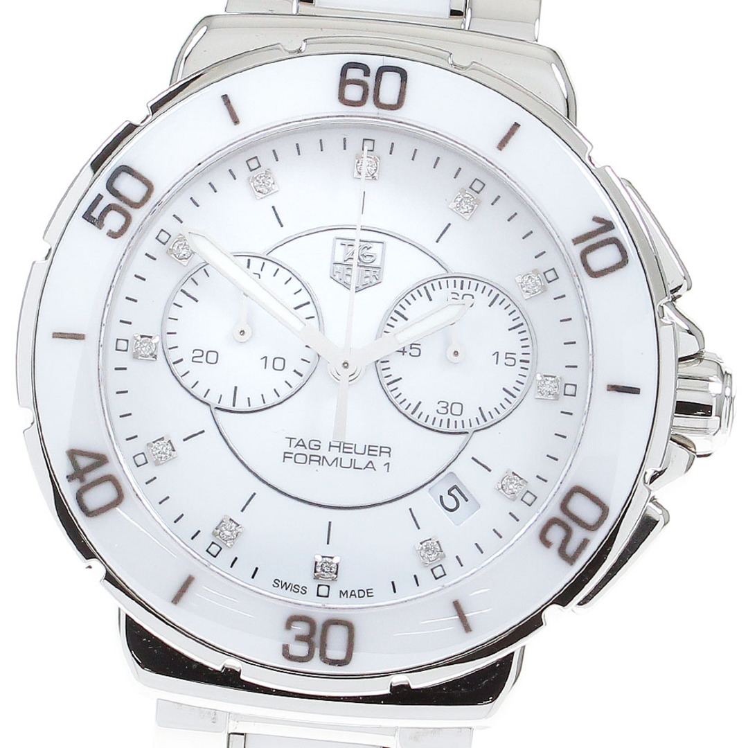 TAG Heuer - タグホイヤー TAG HEUER CAH1211 フォーミュラー1 クロノグラフ 12Pダイヤ クォーツ メンズ 美品 _829710