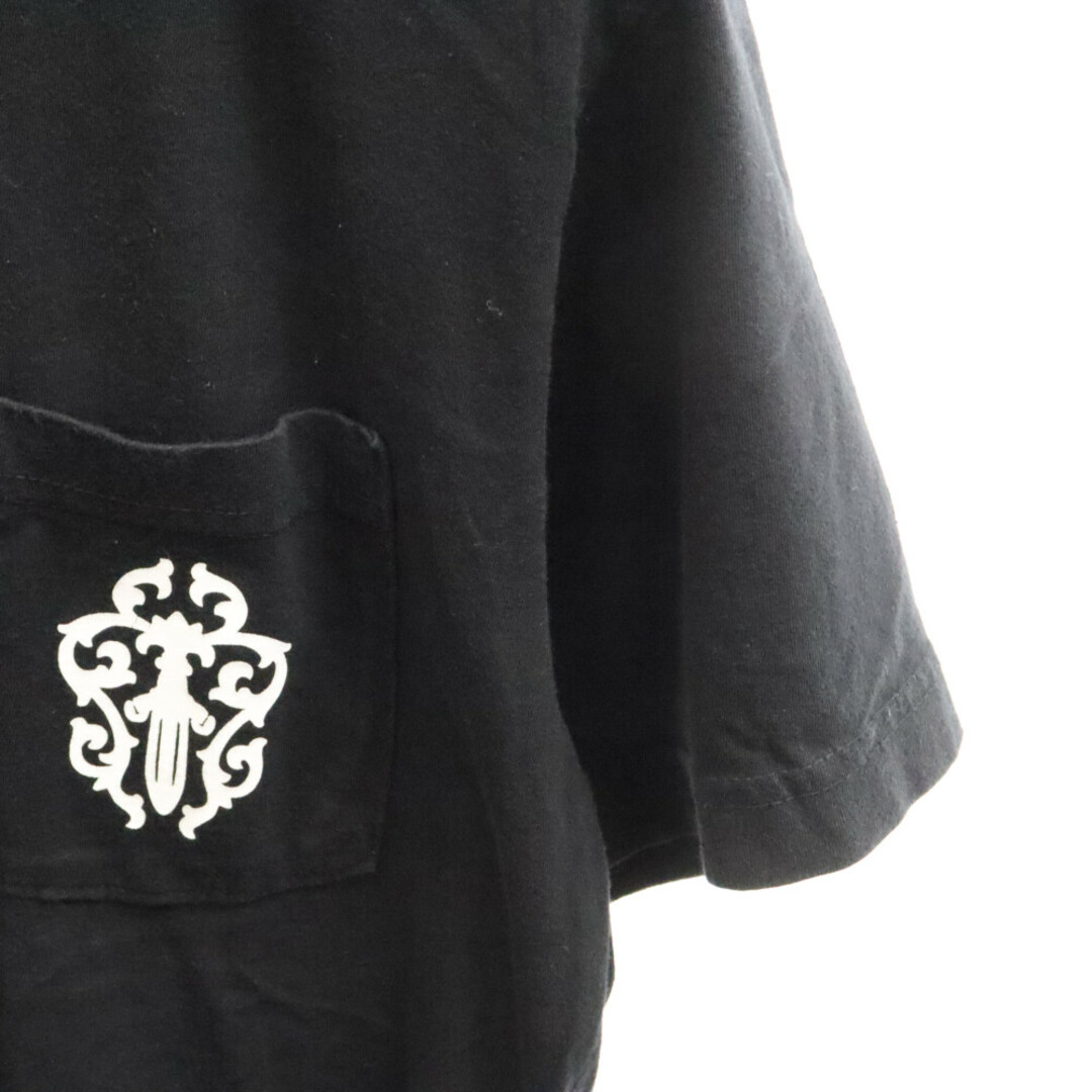 【ヴィンテージ】Rank:B☆クロムハーツ Black ダガーロゴTシャツ CHROME HEARTS クロムハーツ Dagger Logo Print Long S/S TEE