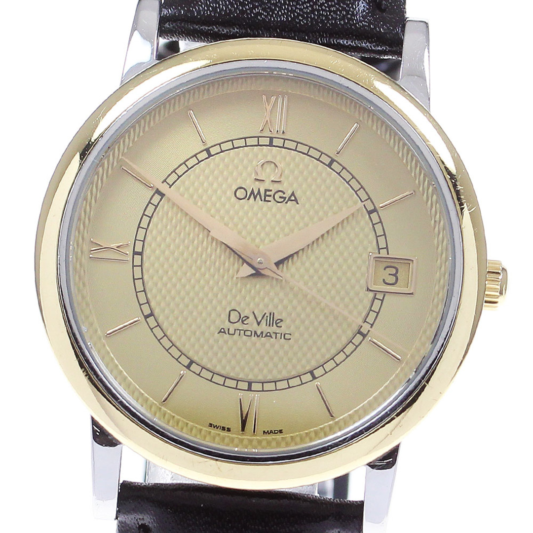 OMEGA - オメガ OMEGA 7704.11.01 デビル クラシック YGベゼル デイト 自動巻き メンズ _829264