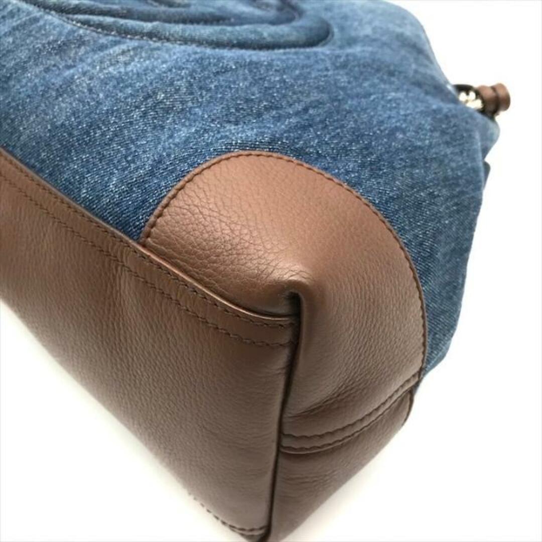 GUCCI - 良品 GUCCI グッチ ソーホー デニム レザー フリンジ GUCCI - 良品 GUCCI グッチ ソーホー デニム レザー フリンジ