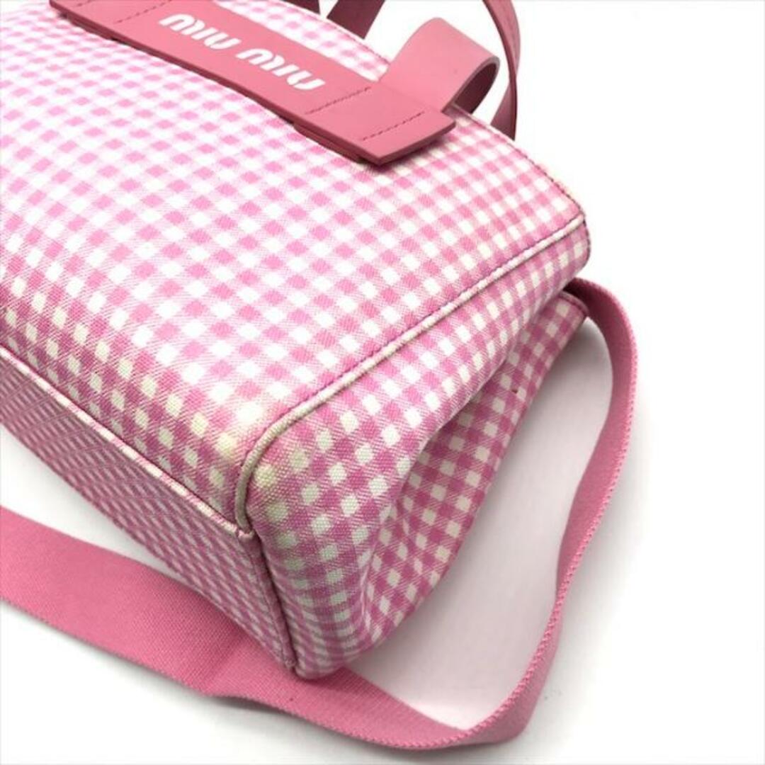 MIU MIU - 良品 miumiu ミュウミュウ カナパ 2WAY キャンバス MIU MIU - 良品 miumiu ミュウミュウ カナパ 2WAY キャンバス