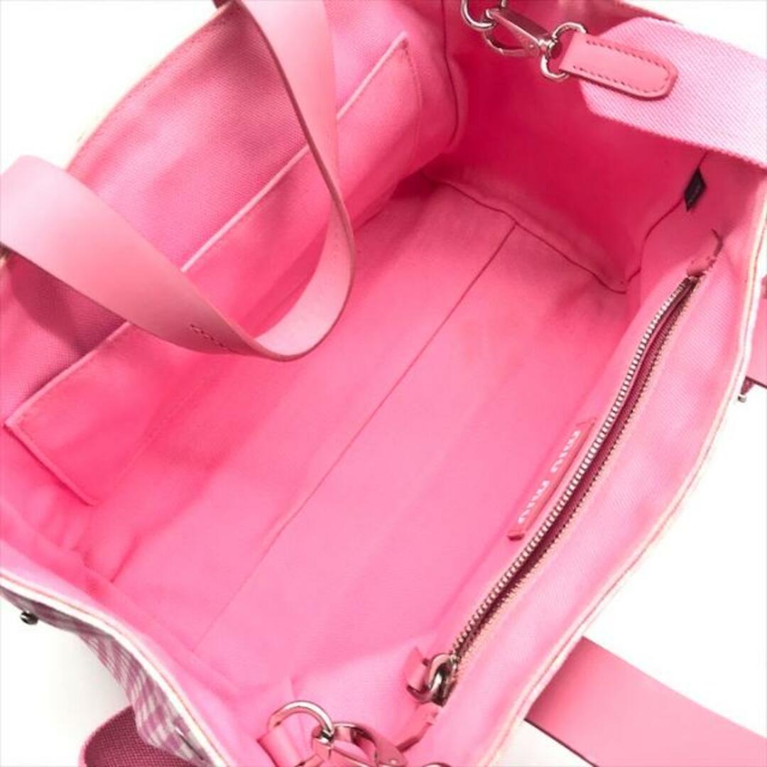 MIU MIU - 良品 miumiu ミュウミュウ カナパ 2WAY キャンバス MIU MIU - 良品 miumiu ミュウミュウ カナパ 2WAY キャンバス
