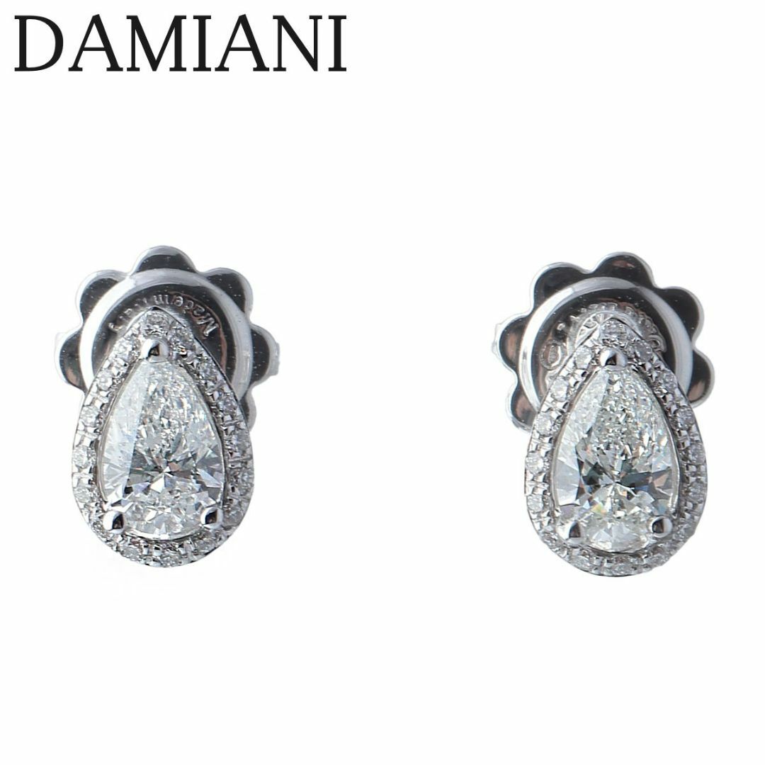 Damiani - ダミアーニ ミヌー ダイヤ ピアス 現行モデル 750WG 20091130型 保証書 ギャランティカード 新品仕上げ済 DAMIANI【17948】