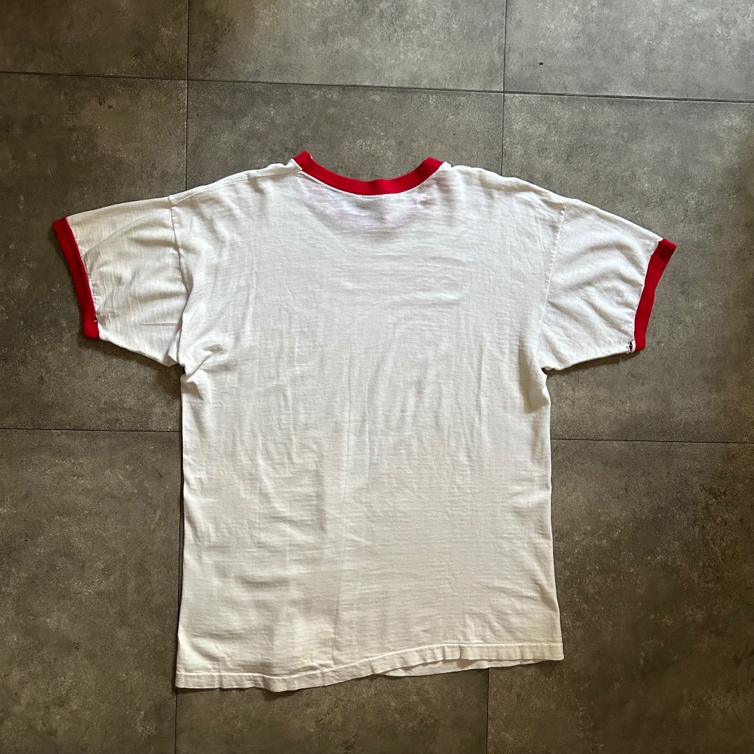 Champion - 60s チャンピオン リンガーtシャツ USA製 染み込み
